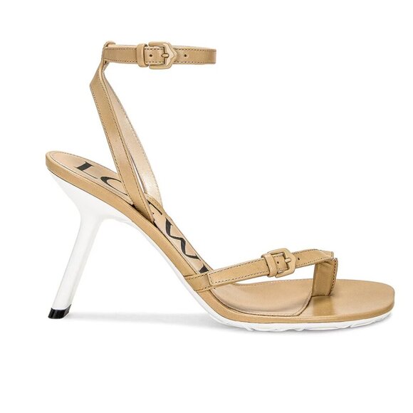 NWT Loewe Petal Stiletto 90 Sandal in Medium Concealer size 40 / US 10 - Picture 1 of 11